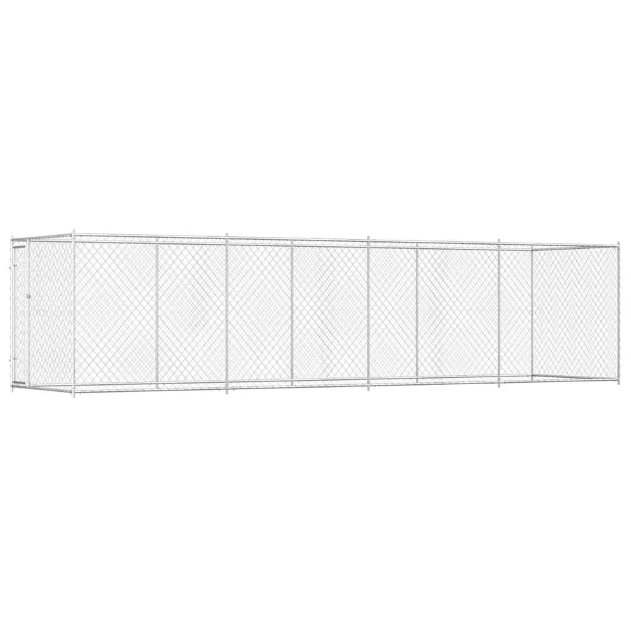 Chenil d'extérieur pour chiens 760x192x185 cm