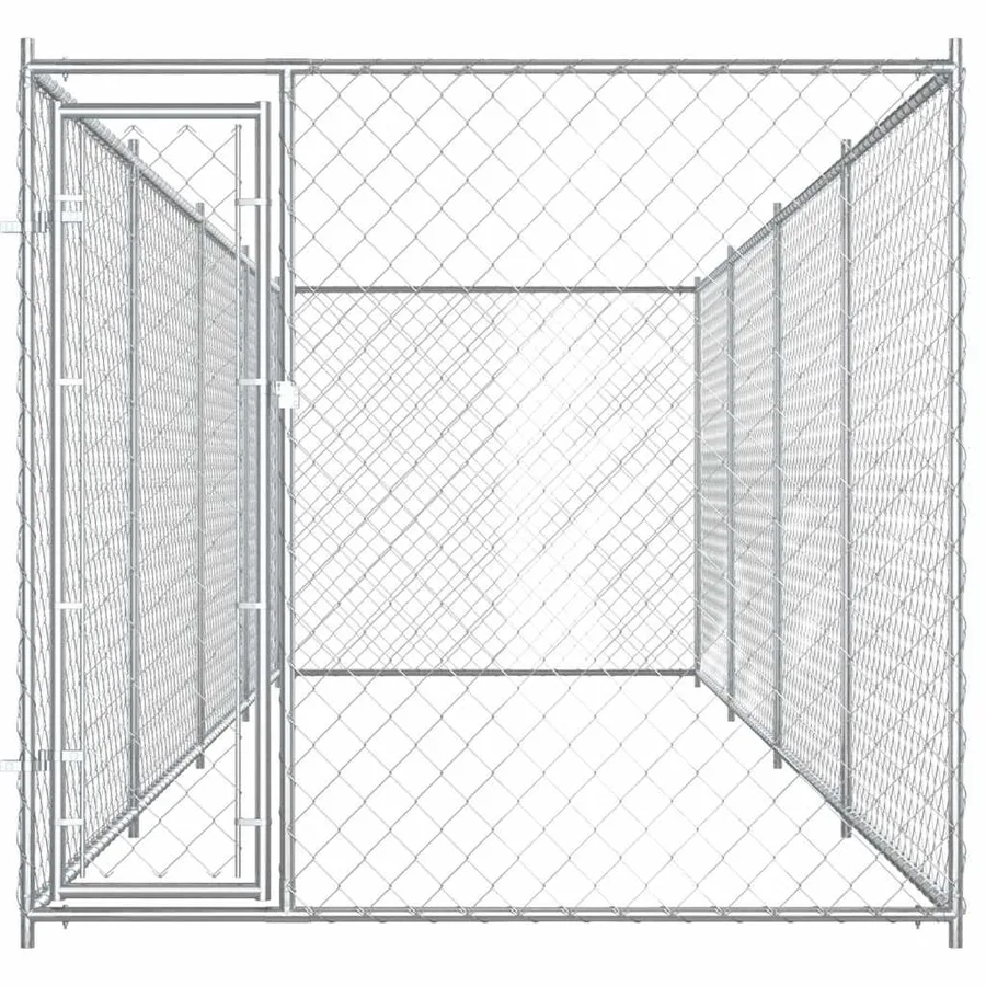 Chenil d'extérieur pour chiens 760x192x185 cm - 3