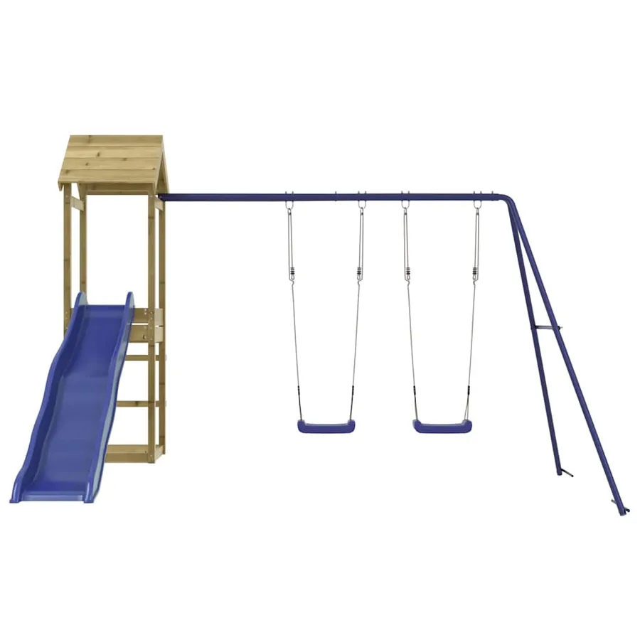 Aire de jeux d'extérieur bois de pin imprégné - 4