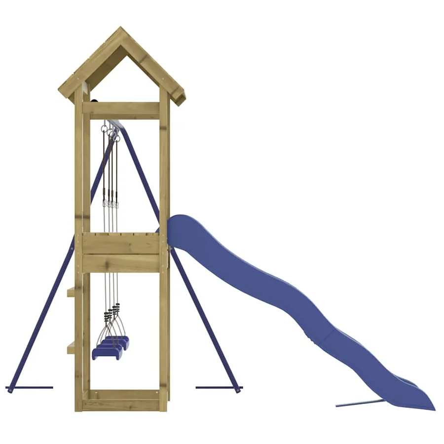 Aire de jeux d'extérieur bois de pin imprégné - 5