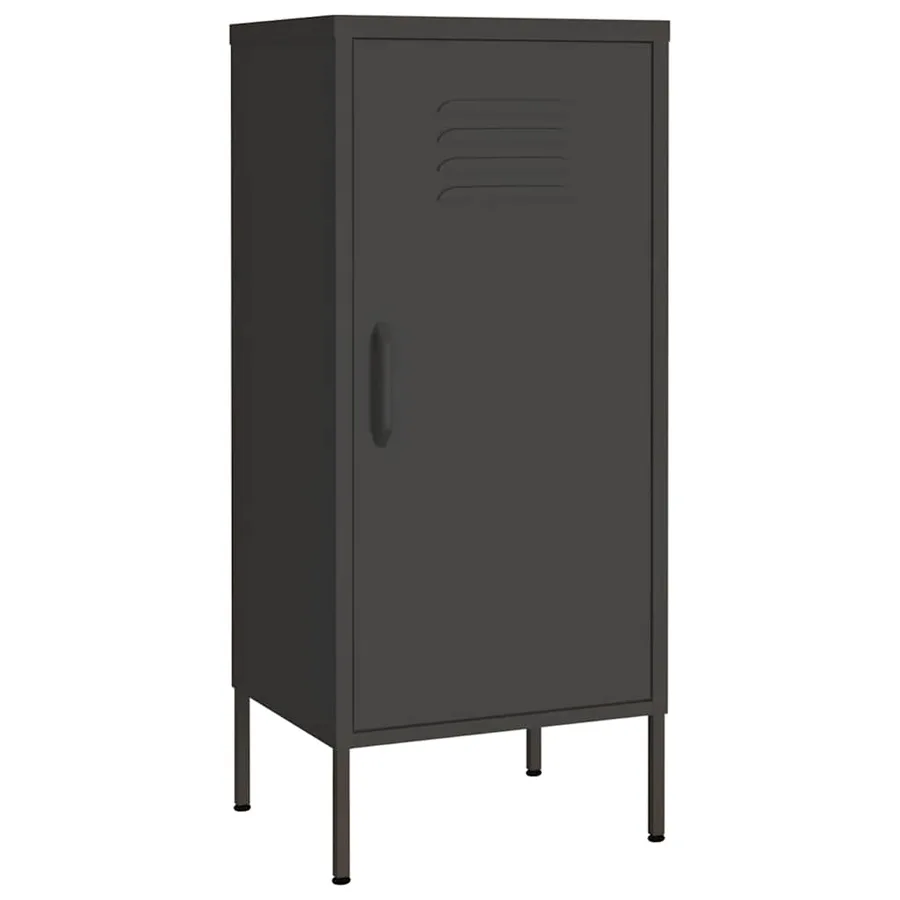 Armoire de rangement Anthracite 42,5x35x101,5 cm Acier - 2