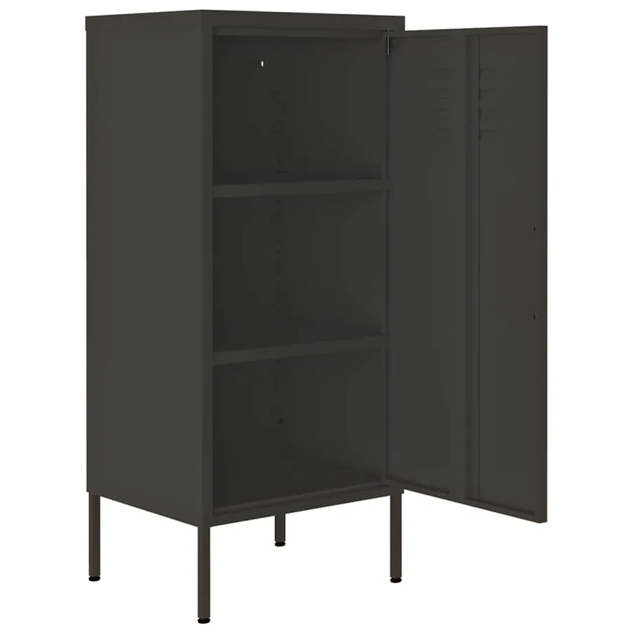 Armoire de rangement Anthracite 42,5x35x101,5 cm Acier - 6