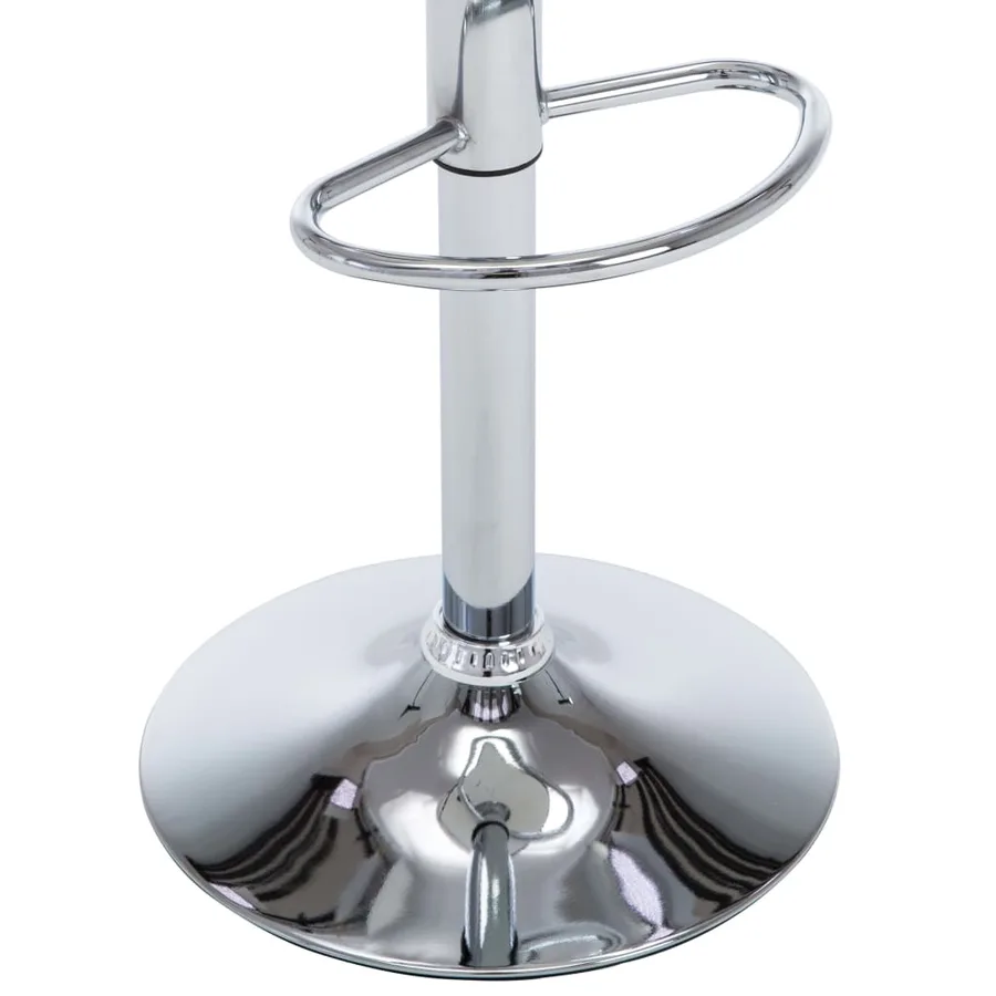 Tabourets de bar 2 pcs blanc similicuir - 8