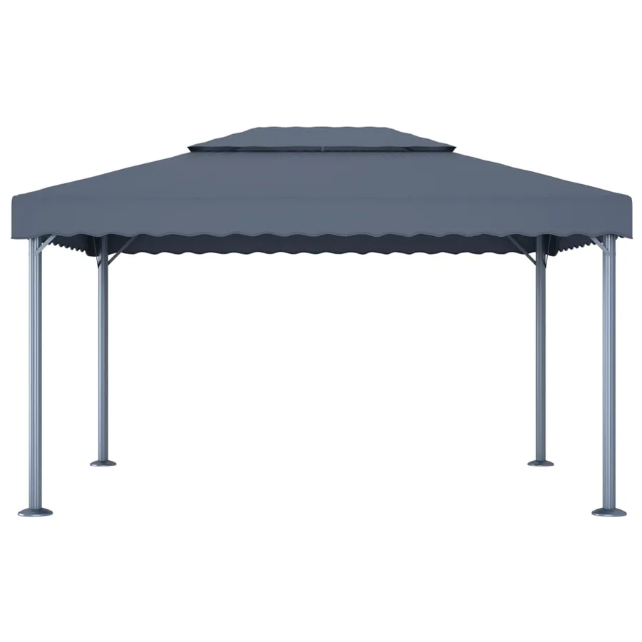 Tonnelle 400x300 cm Anthracite Aluminium - 2