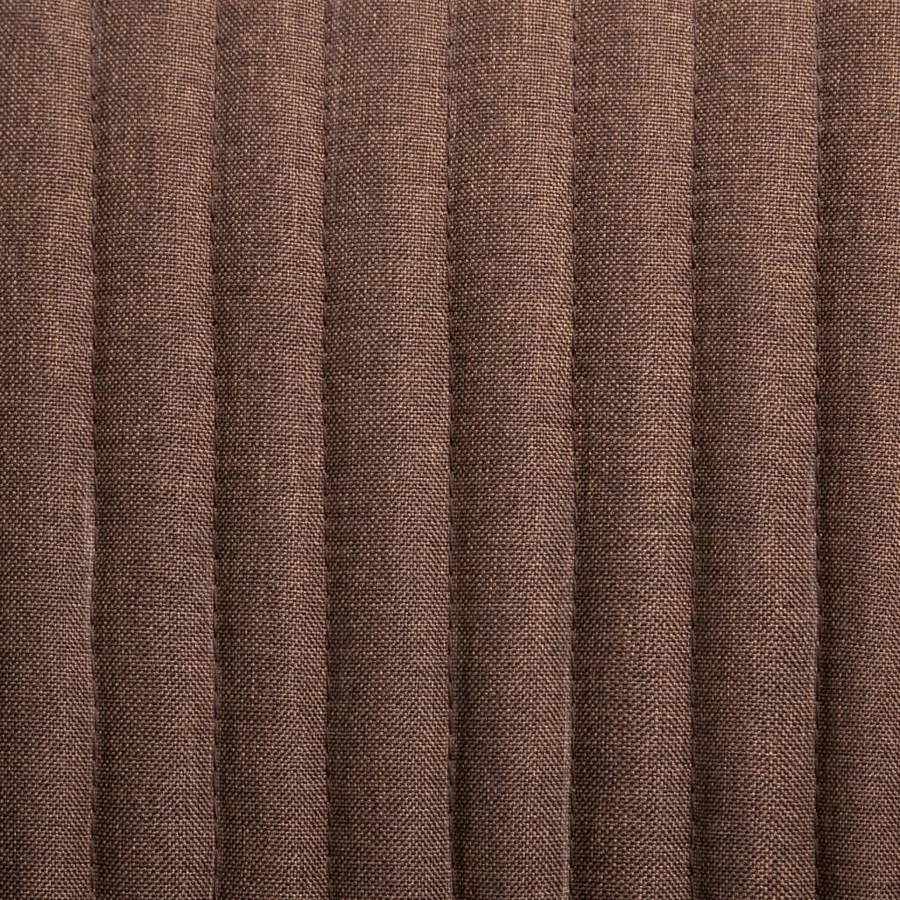 Chaises à manger lot de 2 marron tissu - 7