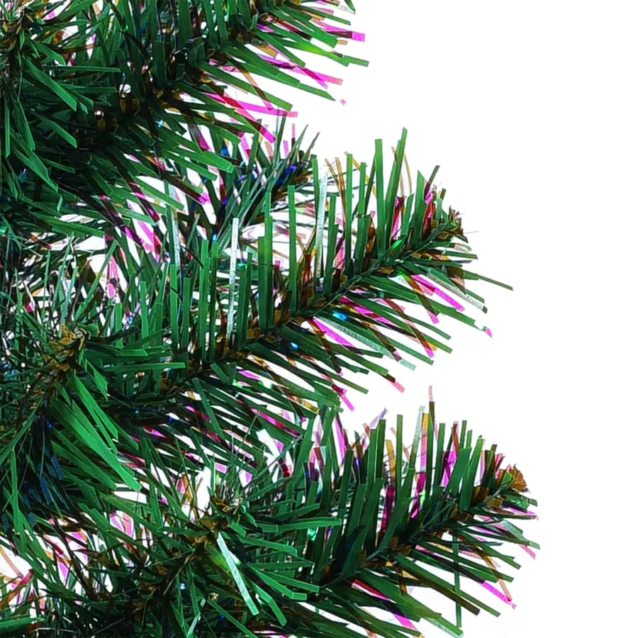 Sapin de Noël artificiel pointes iridescentes Vert 150 cm PVC - 4