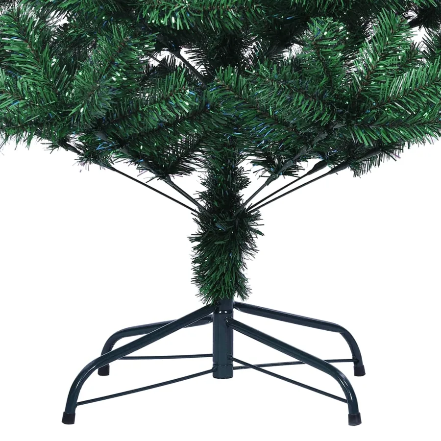 Sapin de Noël artificiel pointes iridescentes Vert 150 cm PVC - 6