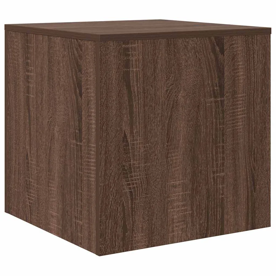 Tables gigognes 3 pcs Chêne marron Bois d'ingénierie - 9