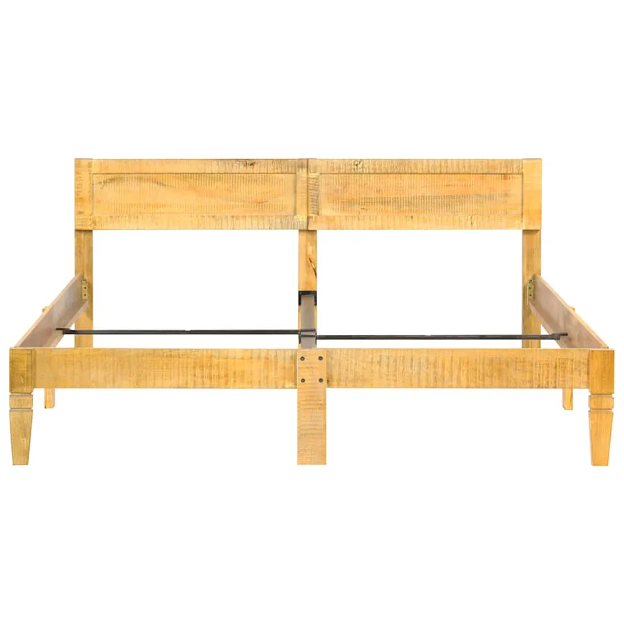 Cadre de lit sans matelas bois de manguier massif 180 cm - 3
