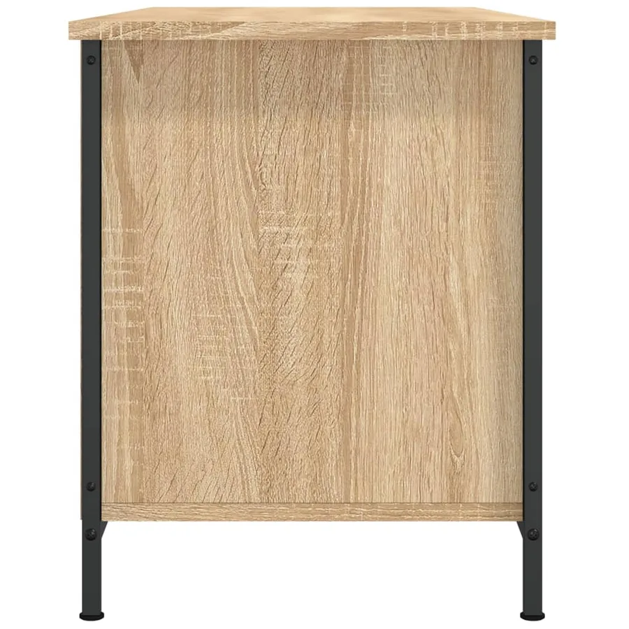 Meuble TV Chêne sonoma 100x40x50 cm Bois d'ingénierie - 7