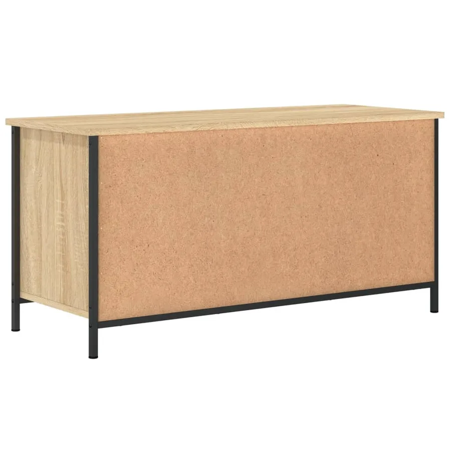 Meuble TV Chêne sonoma 100x40x50 cm Bois d'ingénierie - 8