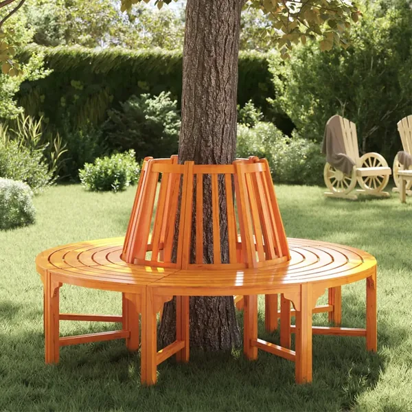 Banc d'arbre Ø 160 cm Bois