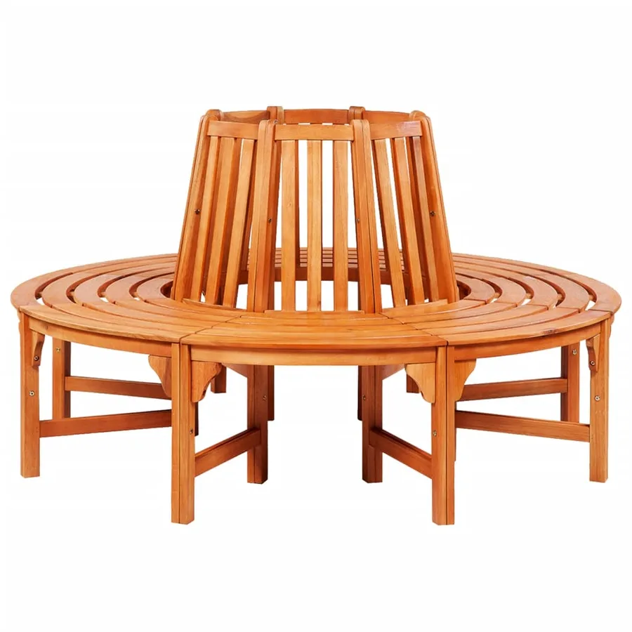 Banc d'arbre Ø 160 cm Bois - 2