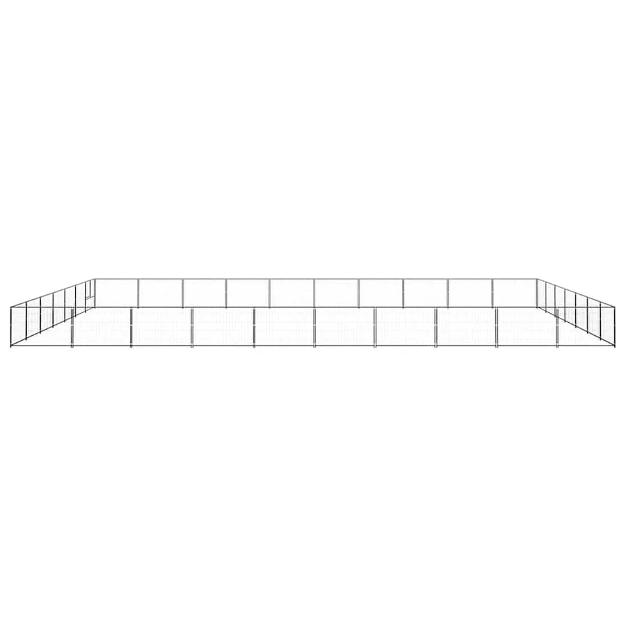 Chenil Noir 70 m² Acier - 3