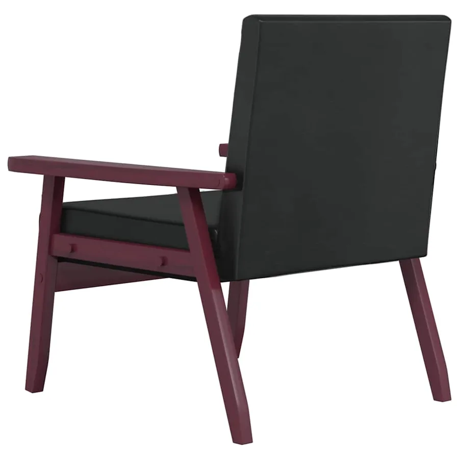 Ensemble de canapés 3 pcs Noir Similicuir - 8