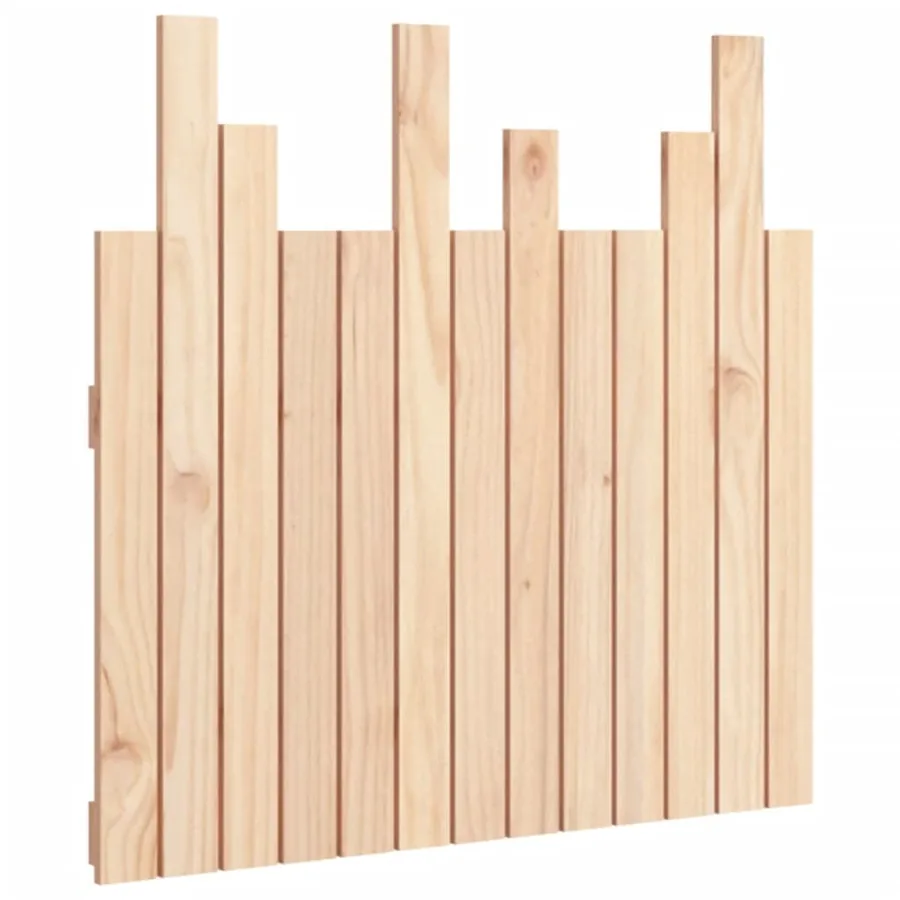 Tête de lit murale 82,5x3x80 cm Bois massif de pin - 2