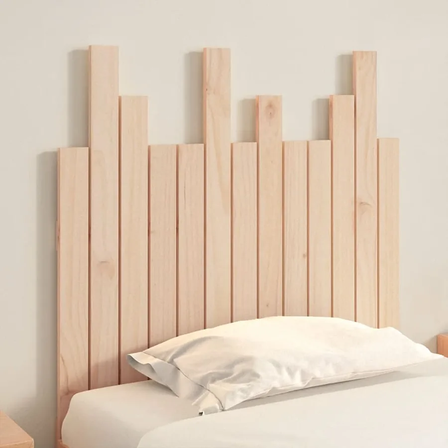Tête de lit murale 82,5x3x80 cm Bois massif de pin - 3