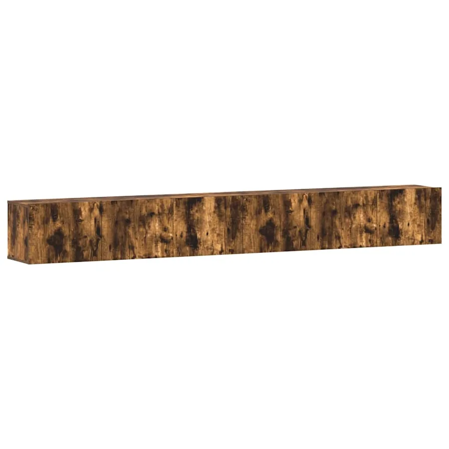 Ensemble de meubles TV 3 pcs Chêne fumé Bois d'ingénierie - 2
