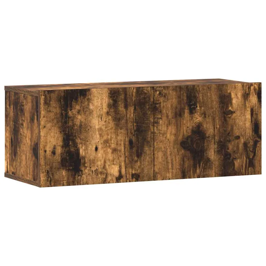 Ensemble de meubles TV 3 pcs Chêne fumé Bois d'ingénierie - 4
