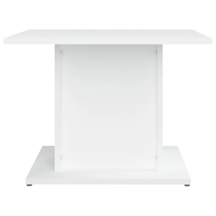 Table basse blanc 55,5x55,5x40 cm bois d'ingénierie - 4