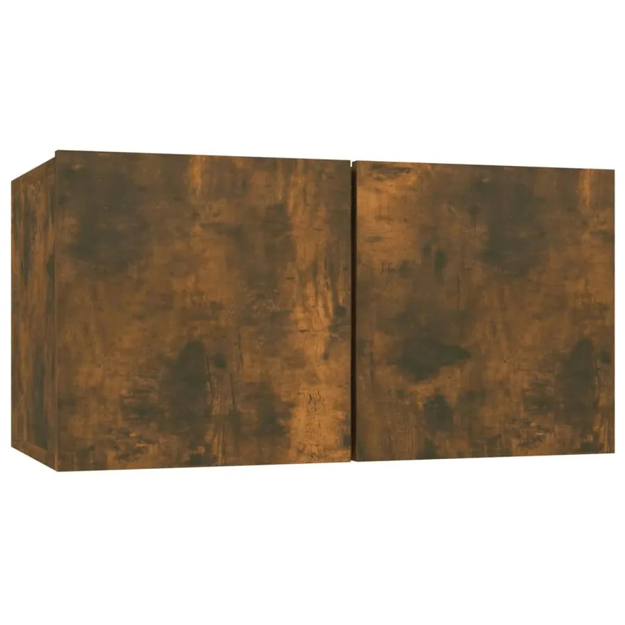 Ensemble de meubles TV 5 pcs Chêne fumé Bois d'ingénierie - 5