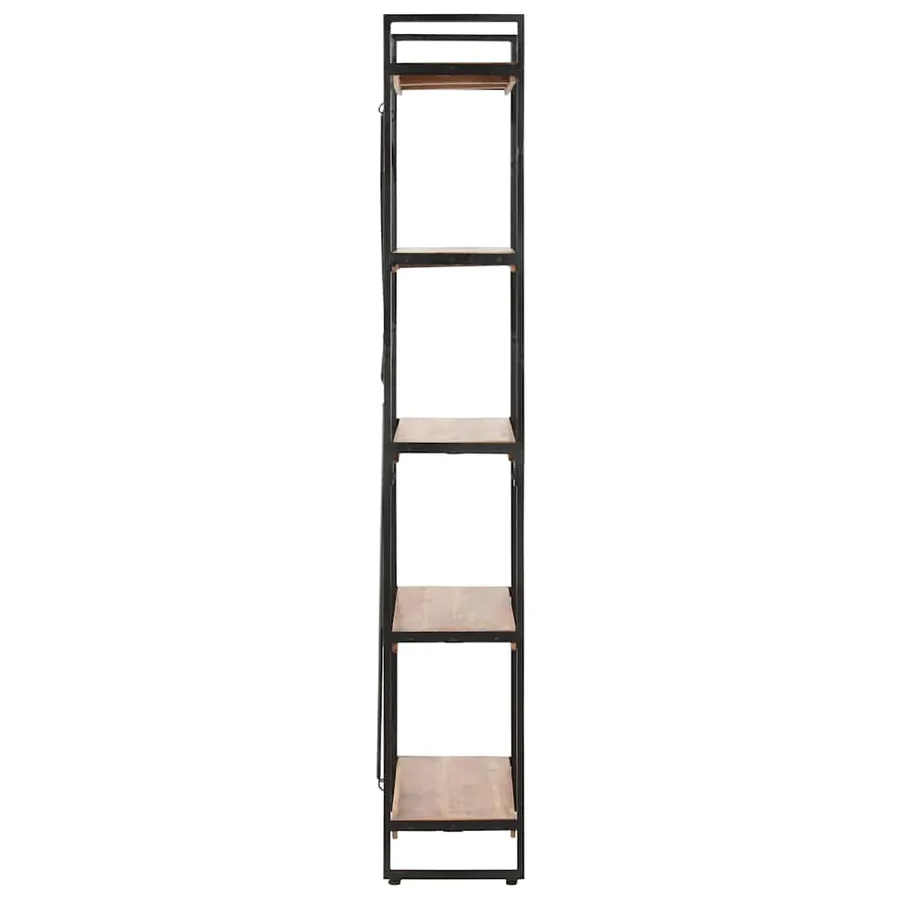 Bibliothèque à 5 niveaux 140x30x180 cm Bois d'acacia solide - 3