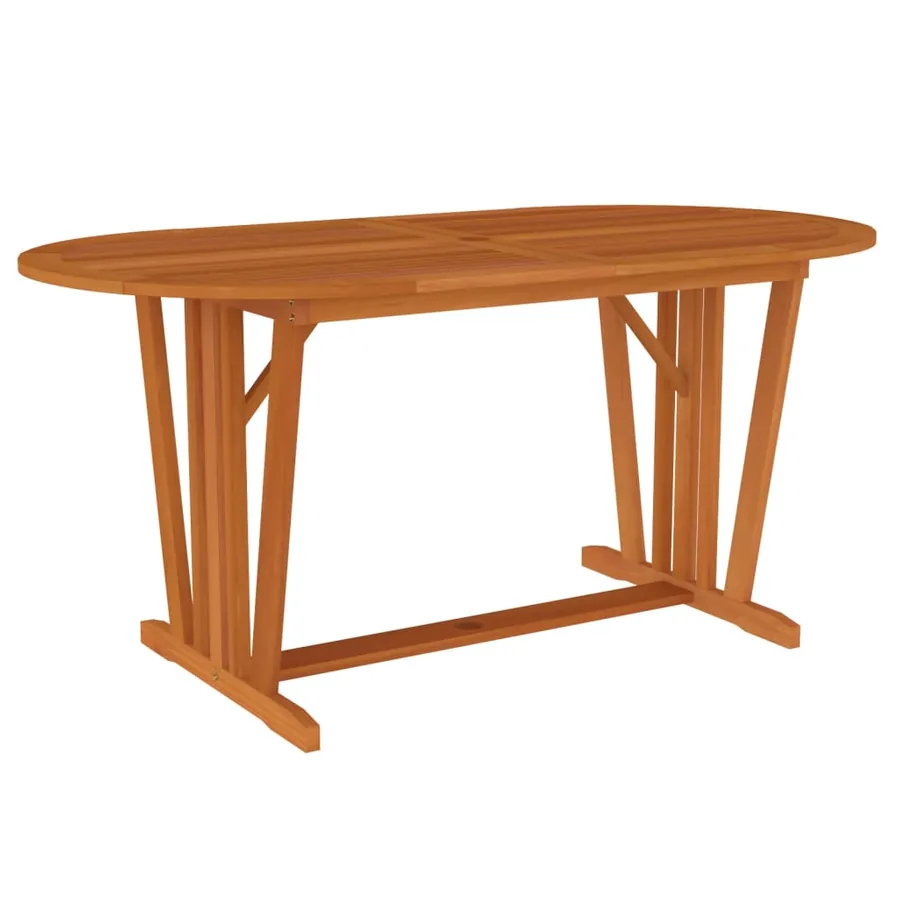 Ensemble à manger de jardin 7 pcs Bois d'eucalyptus massif - 6