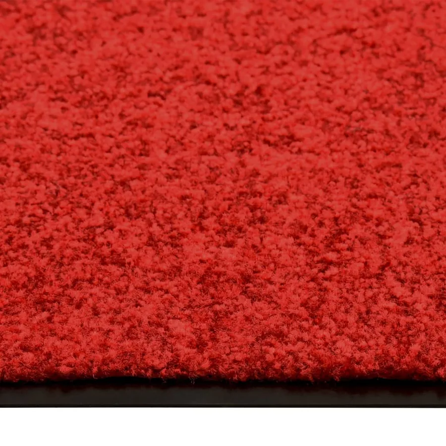 Paillasson lavable Rouge 40x60 cm - 4