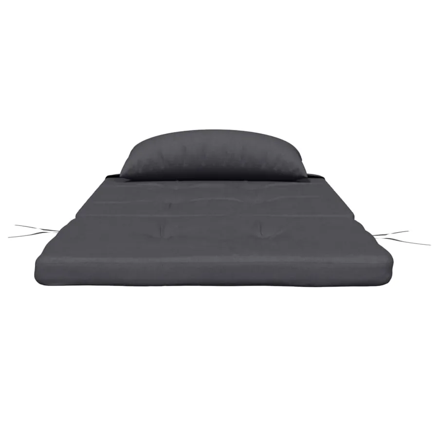 Coussins de chaise adirondack lot de 2 anthracite tissu oxford - 6