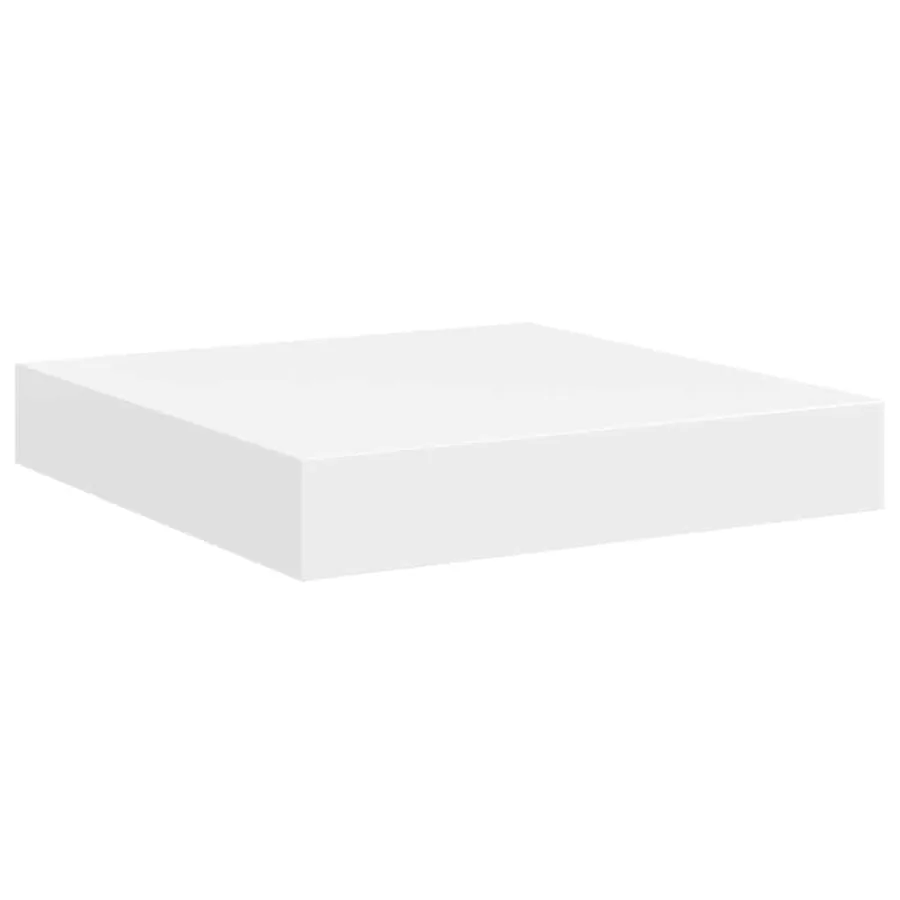 Étagère flottante murale blanc 23x23,5x3,8 cm MDF - 2