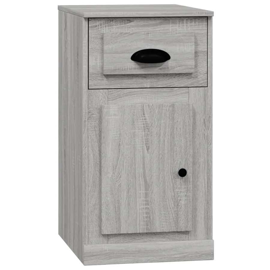 Armoire latérale avec tiroir sonoma gris 40x50x75 cm - 2