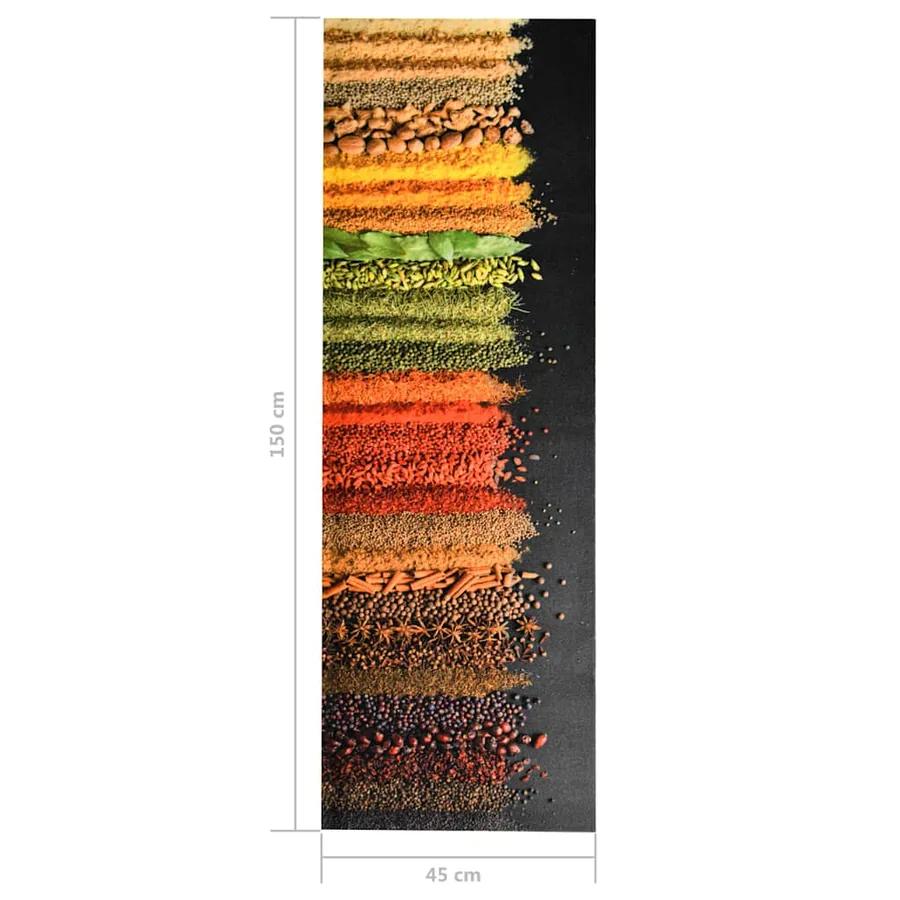Tapis de sol de cuisine lavable Épice 45x150 cm - 6