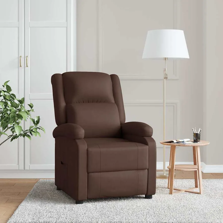 Fauteuil inclinable Marron Similicuir