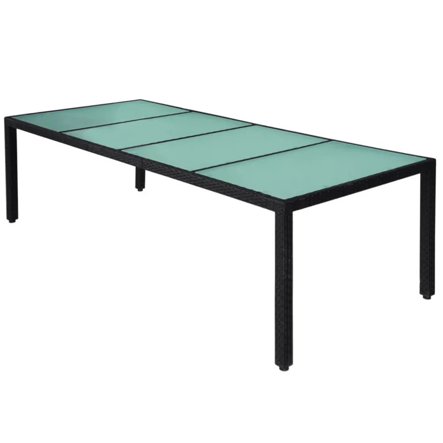 Ensemble à manger d'extérieur 11 pcs coussins résine tressée - 5