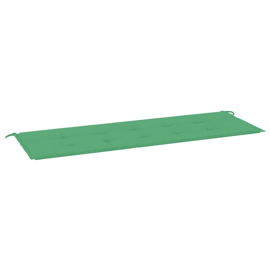 Coussin de banc de jardin vert 150x50x3 cm tissu oxford - 2