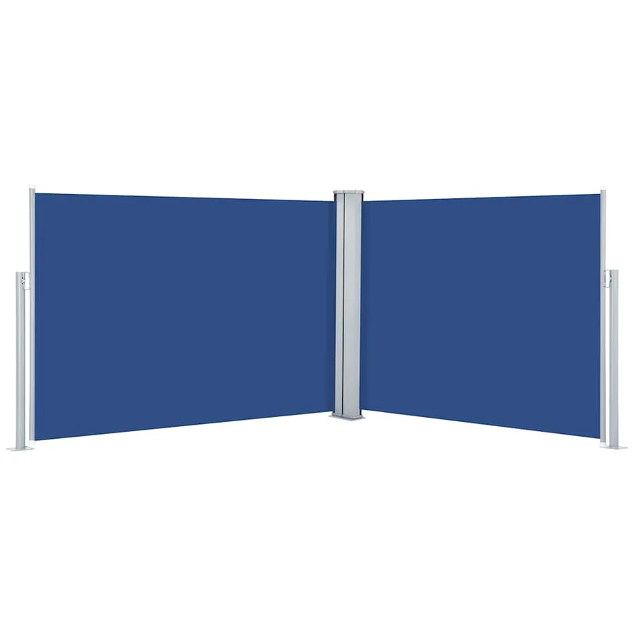 Auvent latéral rétractable Bleu 120 x 1000 cm - 2