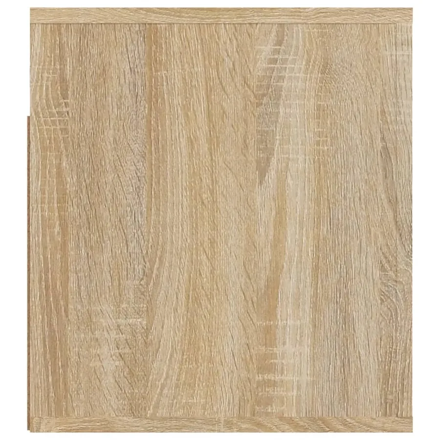 Table de chevet murale Chêne sonoma 50x36x40 cm - 7