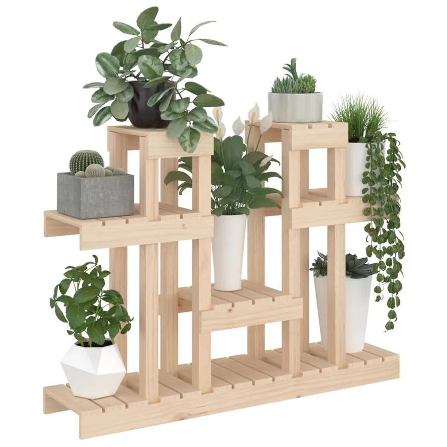 Support à plantes 104,5x25x77,5 cm Bois massif de pin - 4