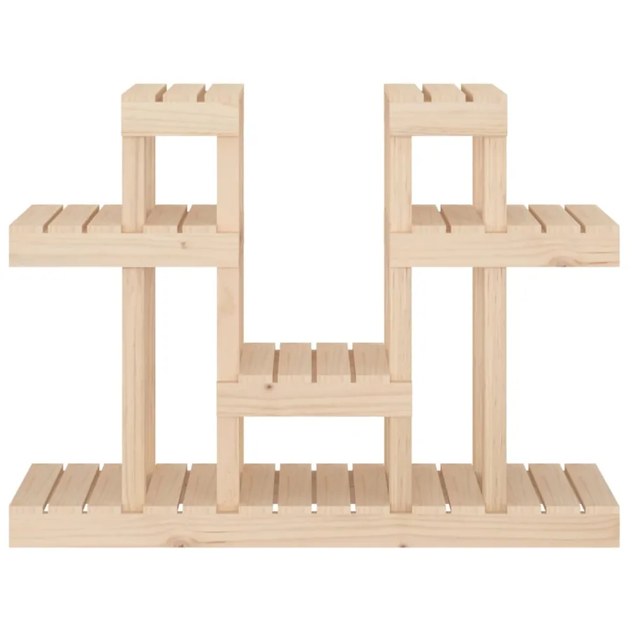 Support à plantes 104,5x25x77,5 cm Bois massif de pin - 5