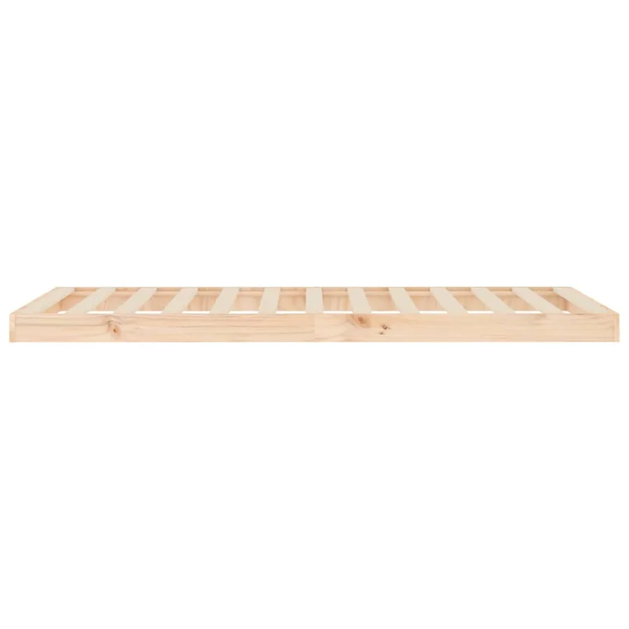 Cadre de lit sans matelas 90x190 cm bois de pin massif - 6