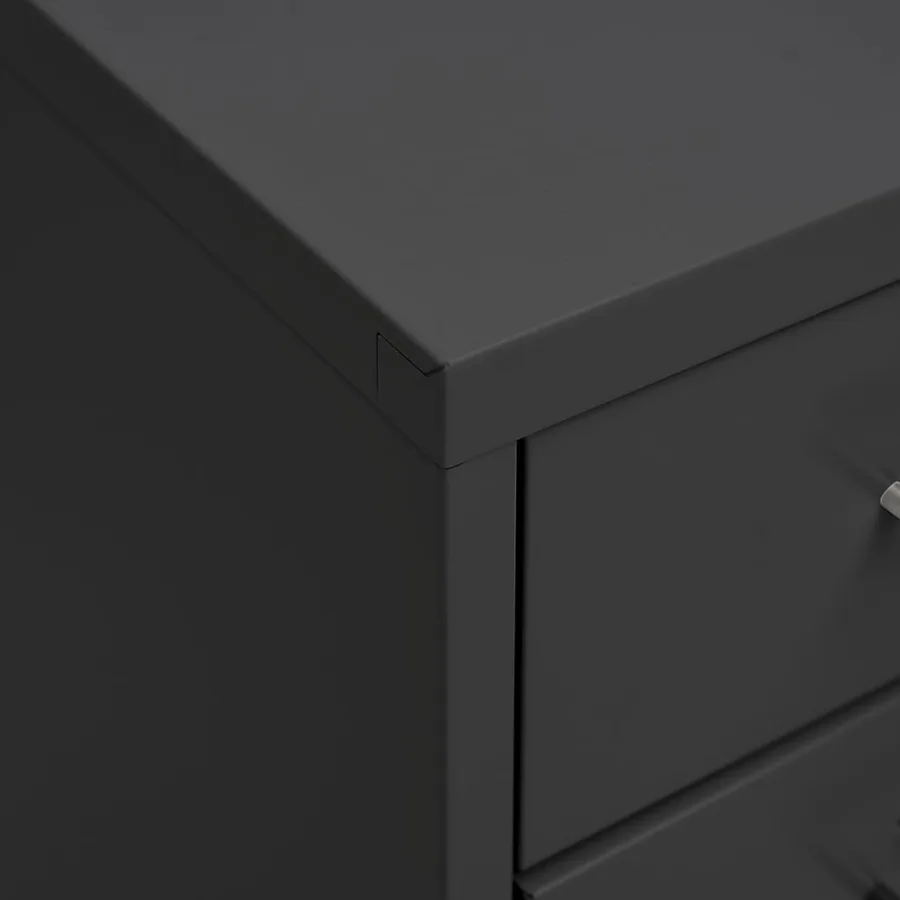 Classeur mobile Anthracite 28x41x109 cm Métal - 8