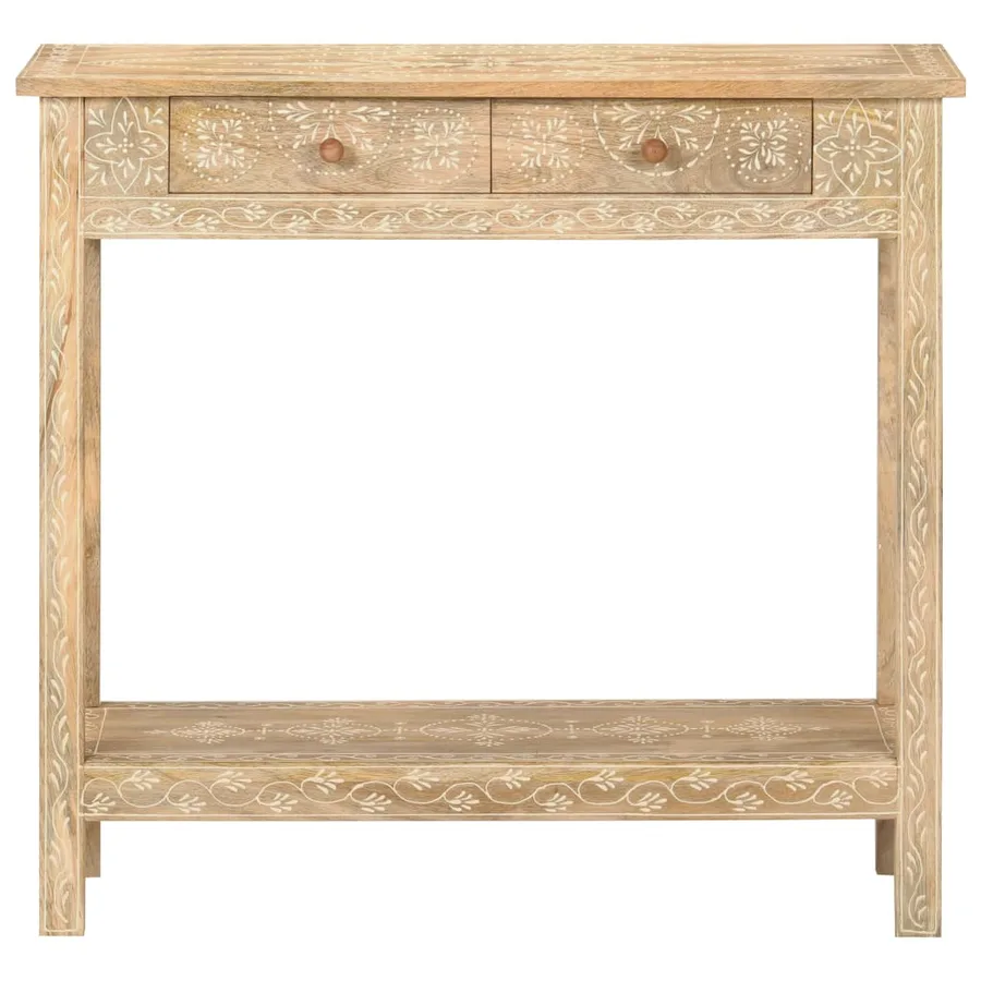 Table console 80x35x74 cm Bois de manguier massif - 2