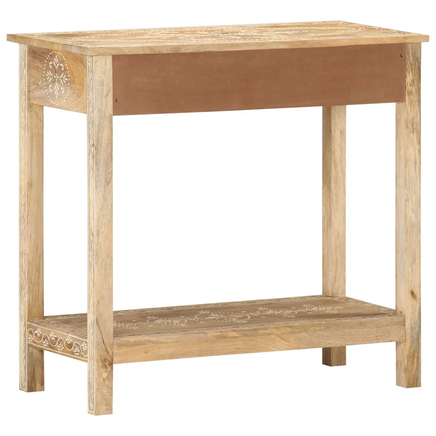 Table console 80x35x74 cm Bois de manguier massif - 4