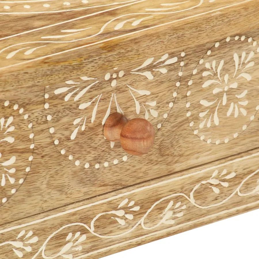 Table console 80x35x74 cm Bois de manguier massif - 7