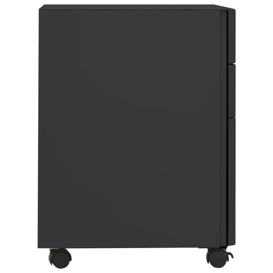 Classeur mobile Anthracite 30x45x59 cm Acier - 3