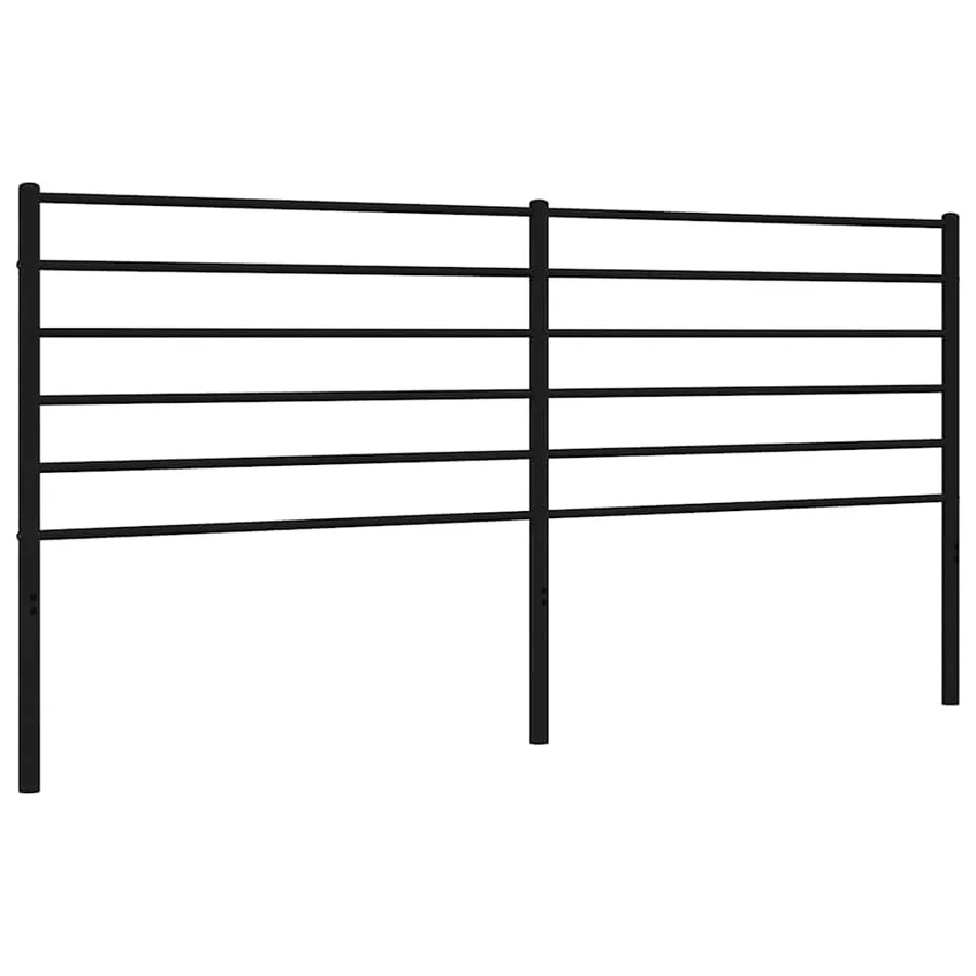 Tête de lit de remplacement métal noir 193 cm - 2