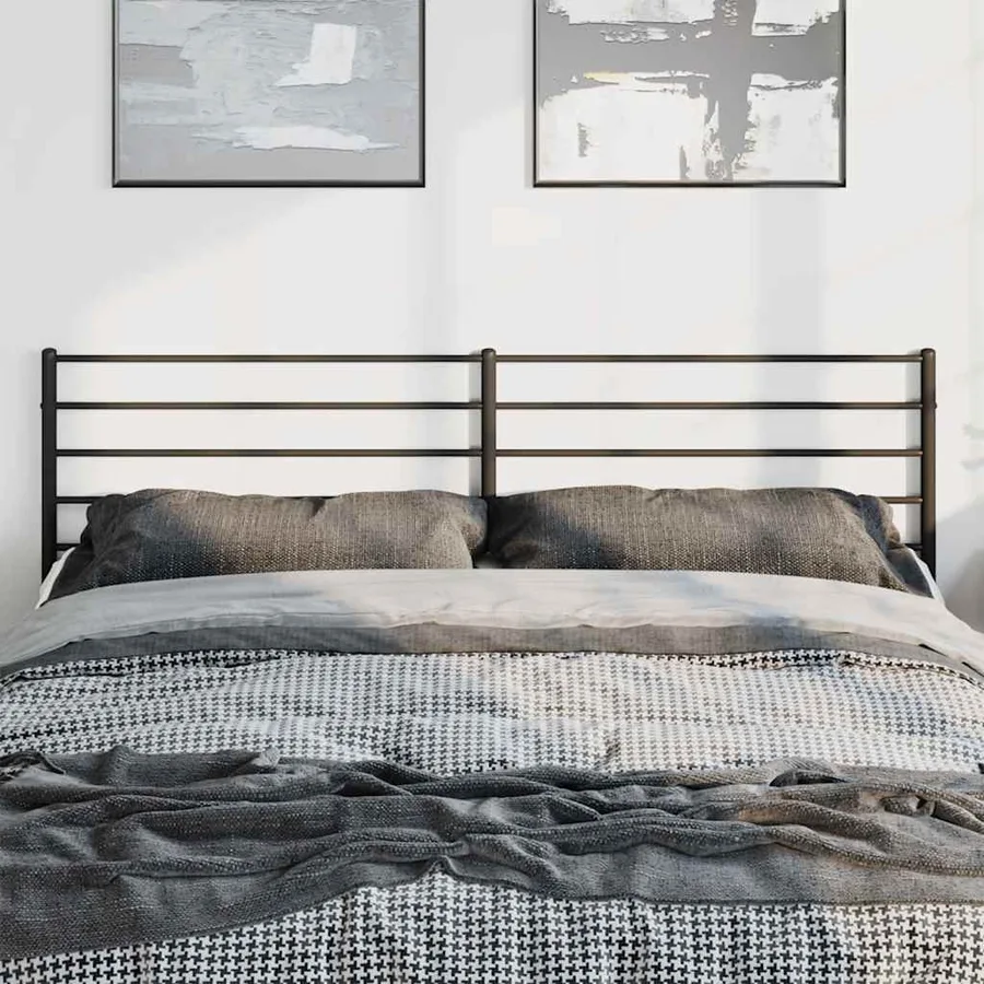 Tête de lit de remplacement métal noir 193 cm - 3