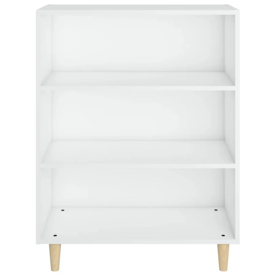 Buffet Blanc 69,5x32,5x90 cm Bois d'ingénierie - 3