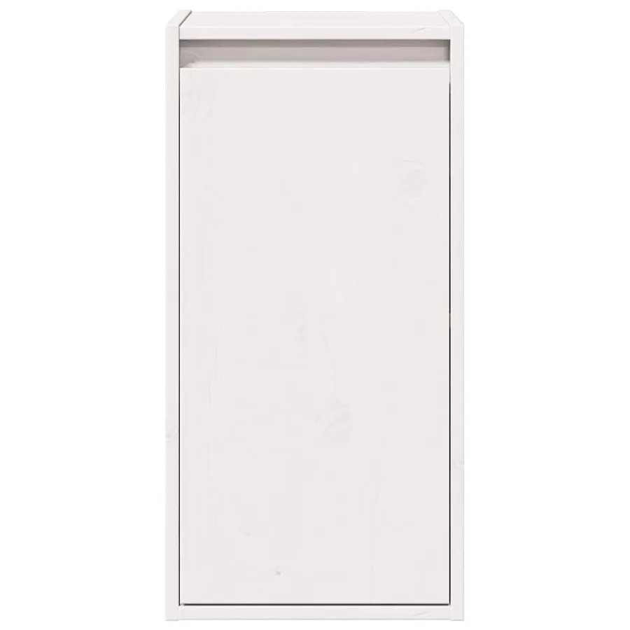 Armoire murale Blanc 30x30x60 cm Bois de pin massif - 4