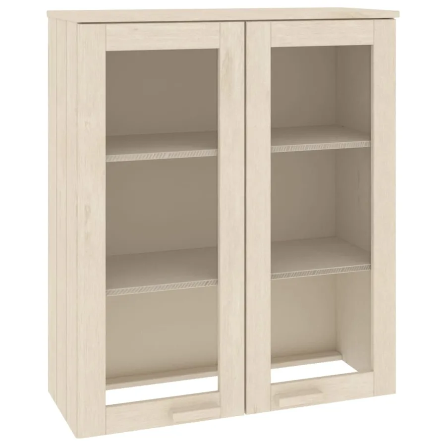 Dessus de buffet HAMAR Marron miel 85x35x100 cm Bois de pin - 2